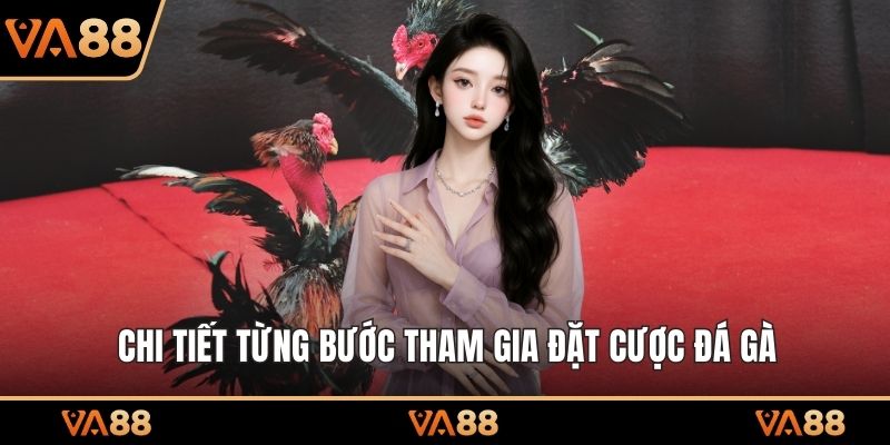 Chi tiết từng bước tham gia đặt cược đá gà