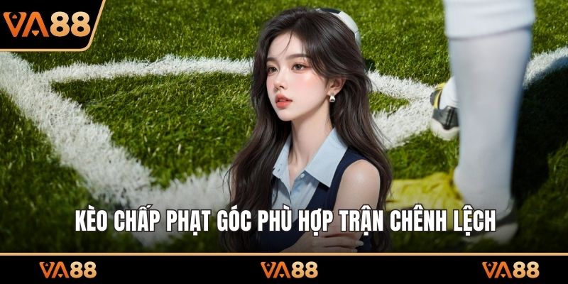 Kèo chấp phạt góc phù hợp trận chênh lệch